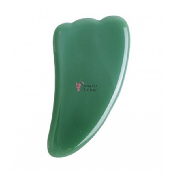 Accesoriu de masaj din sticla pentru masaj Gua Sha Cod AST005 Verde
